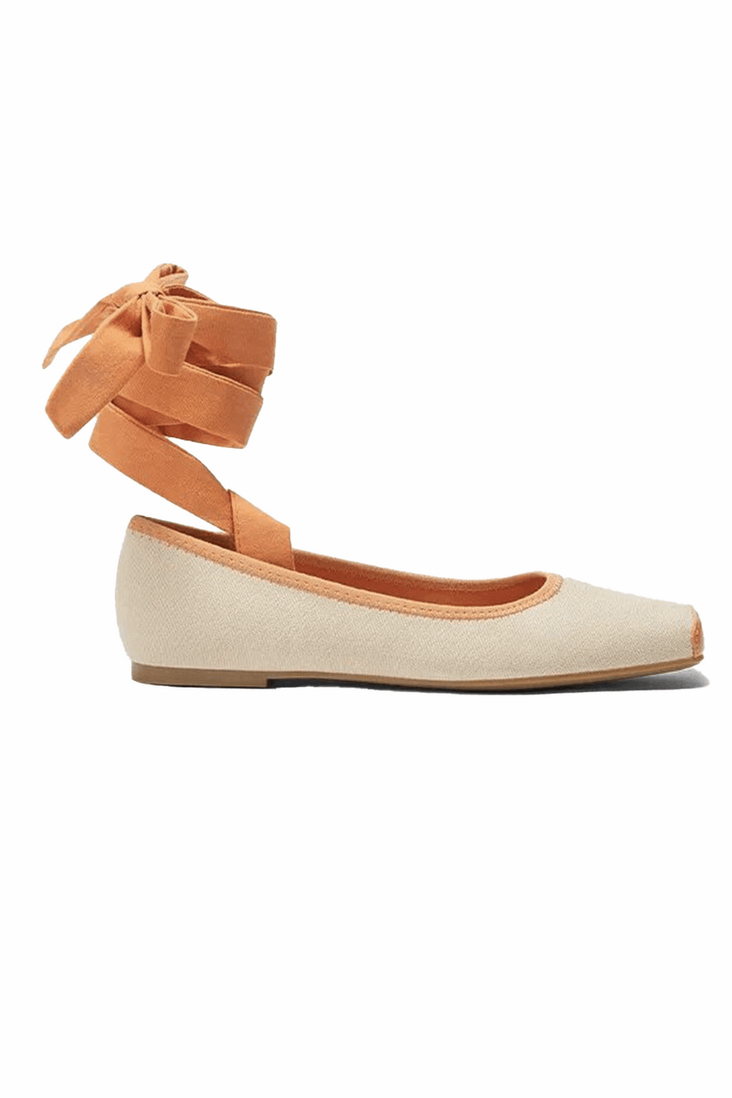 Pointe shoes style ballerinas