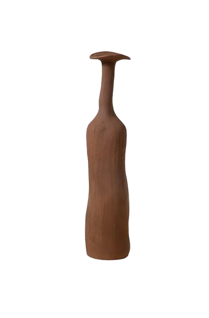 Primitive art ceramic vase