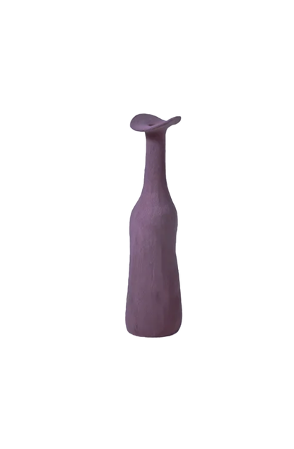 Primitive art ceramic vase