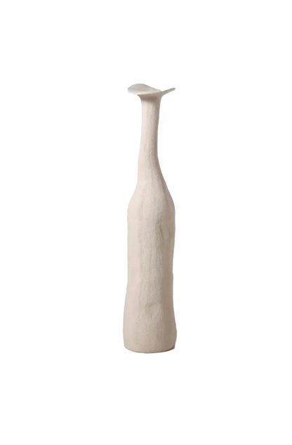 Primitive art ceramic vase