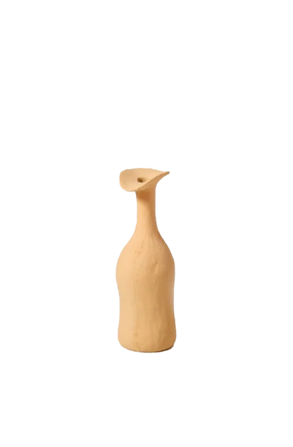 Primitive art ceramic vase