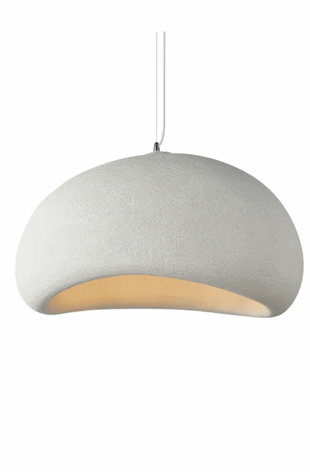 Curve shape japanese wabi sabi nordic pendant light