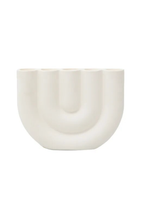 Nordic home decor ceramic candlestick holder