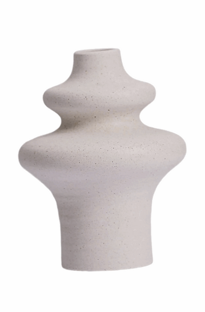 Wavy contemporary vase