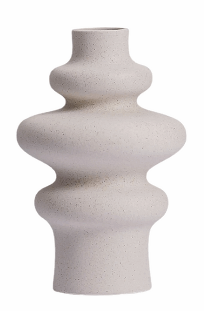 Wavy contemporary vase
