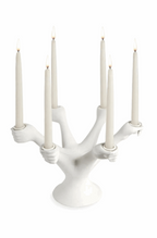 Nordic hands candlestick holder