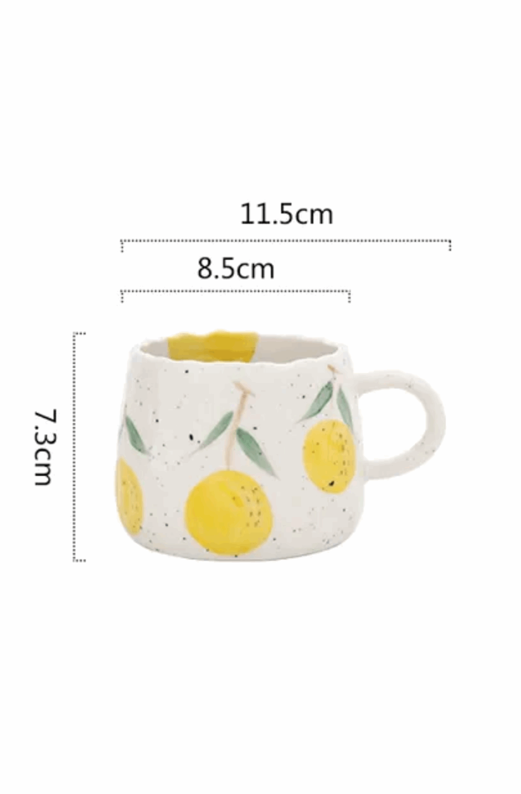 Fruit ceramic mug coffee cup