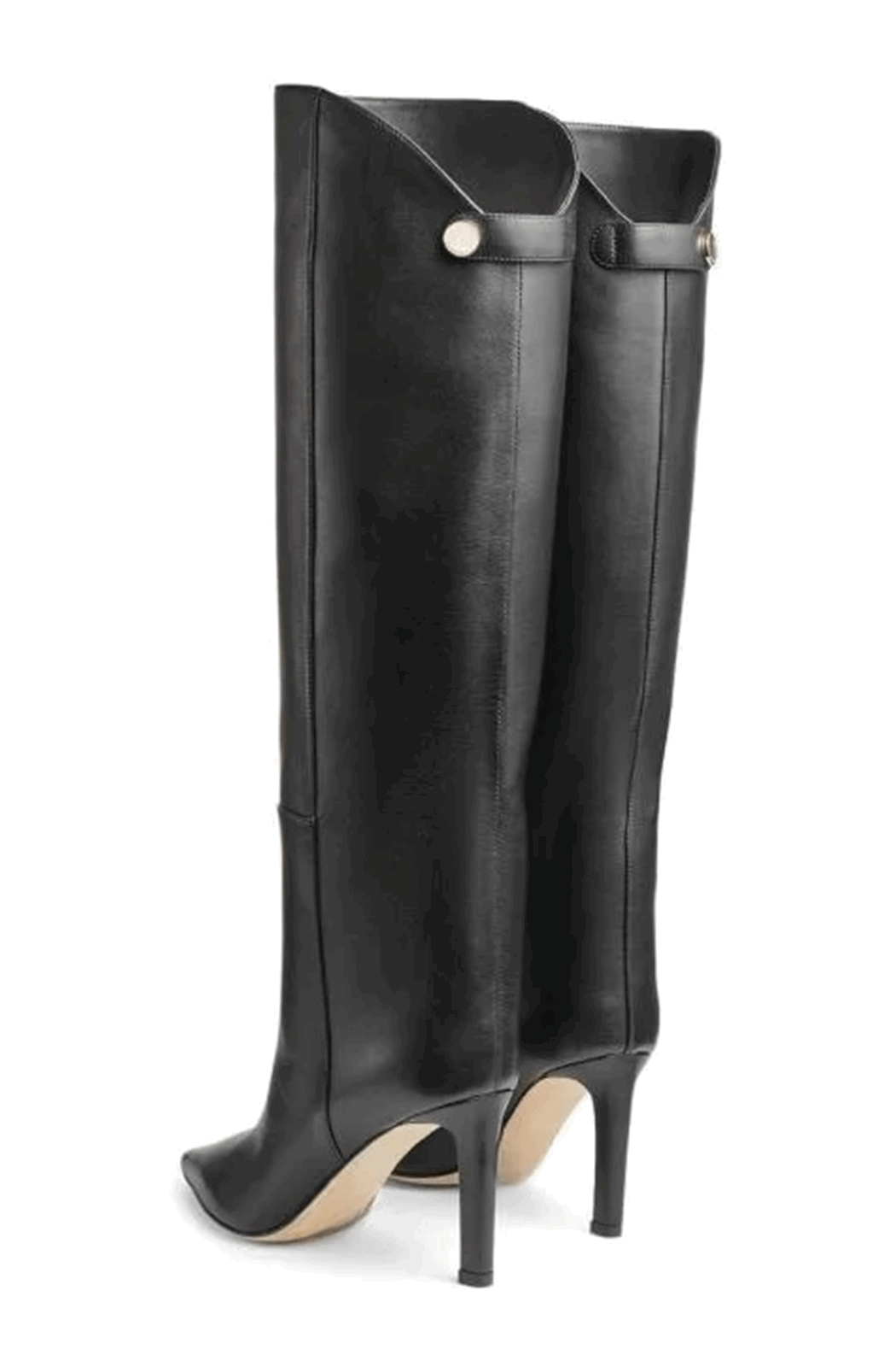 Pointed toe knee boots