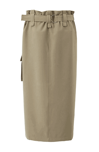 Low waist cargo skirt