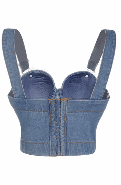 Jeans corset top