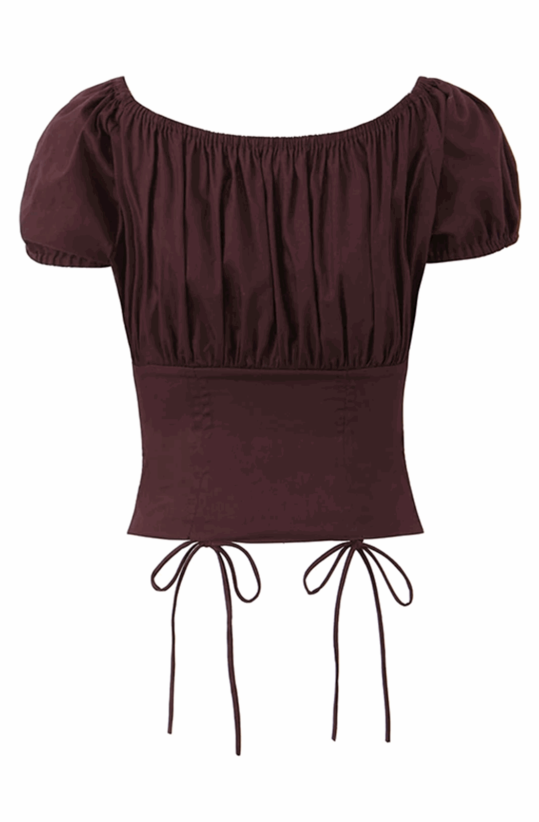 Brown corset T-shirt