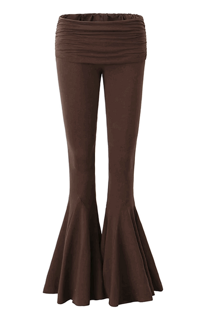 Low waist flared pants