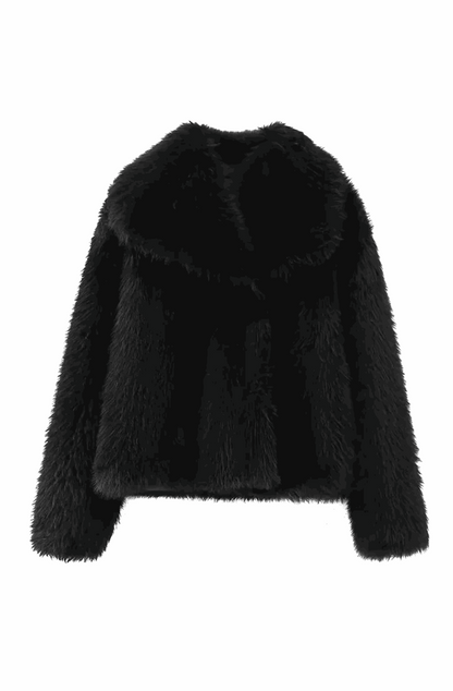 Short fur coat