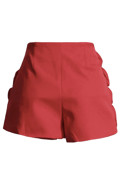 3D roses skort