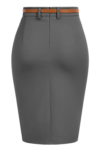 High waisted pencil skirt