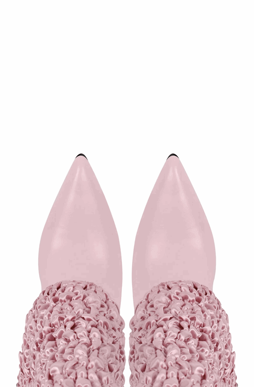 Pleated fold over knee high boots