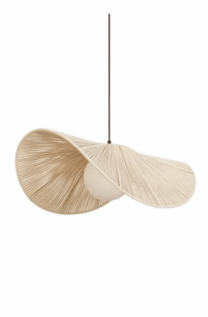 Wabi Sabi cotton rope hat pendant light