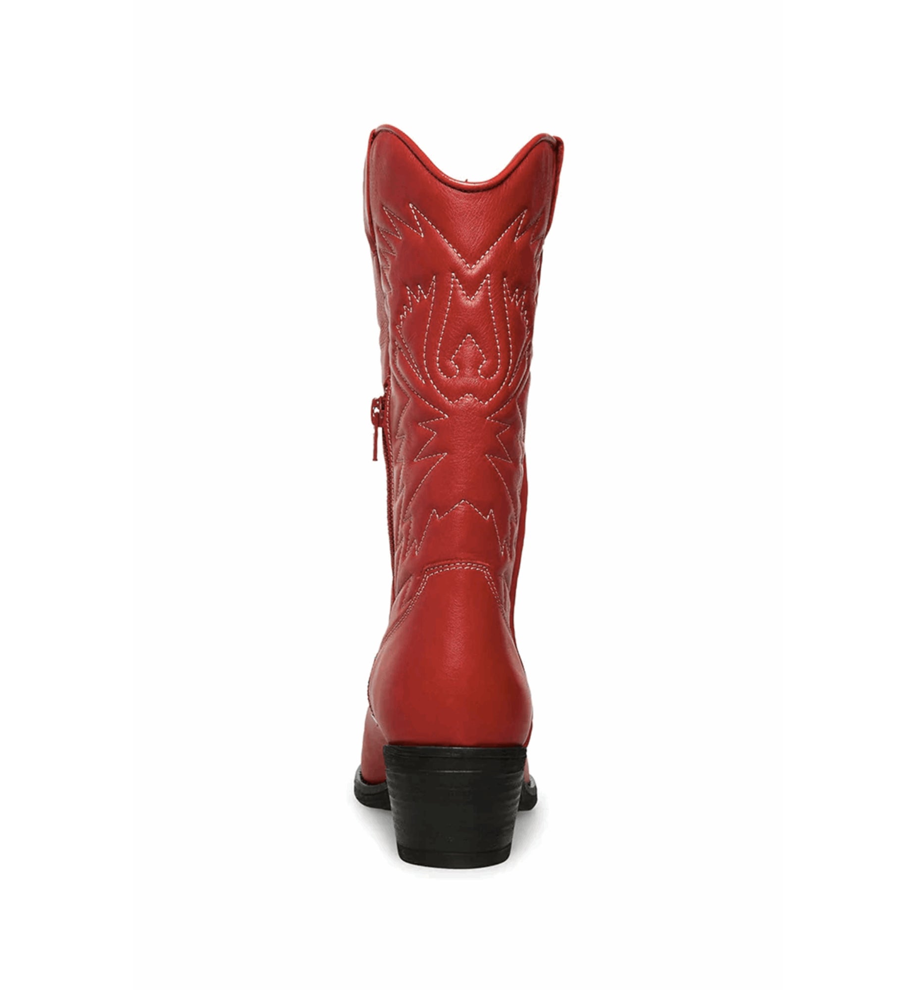 Parinmi red western boots combining bold color with timeless western design
