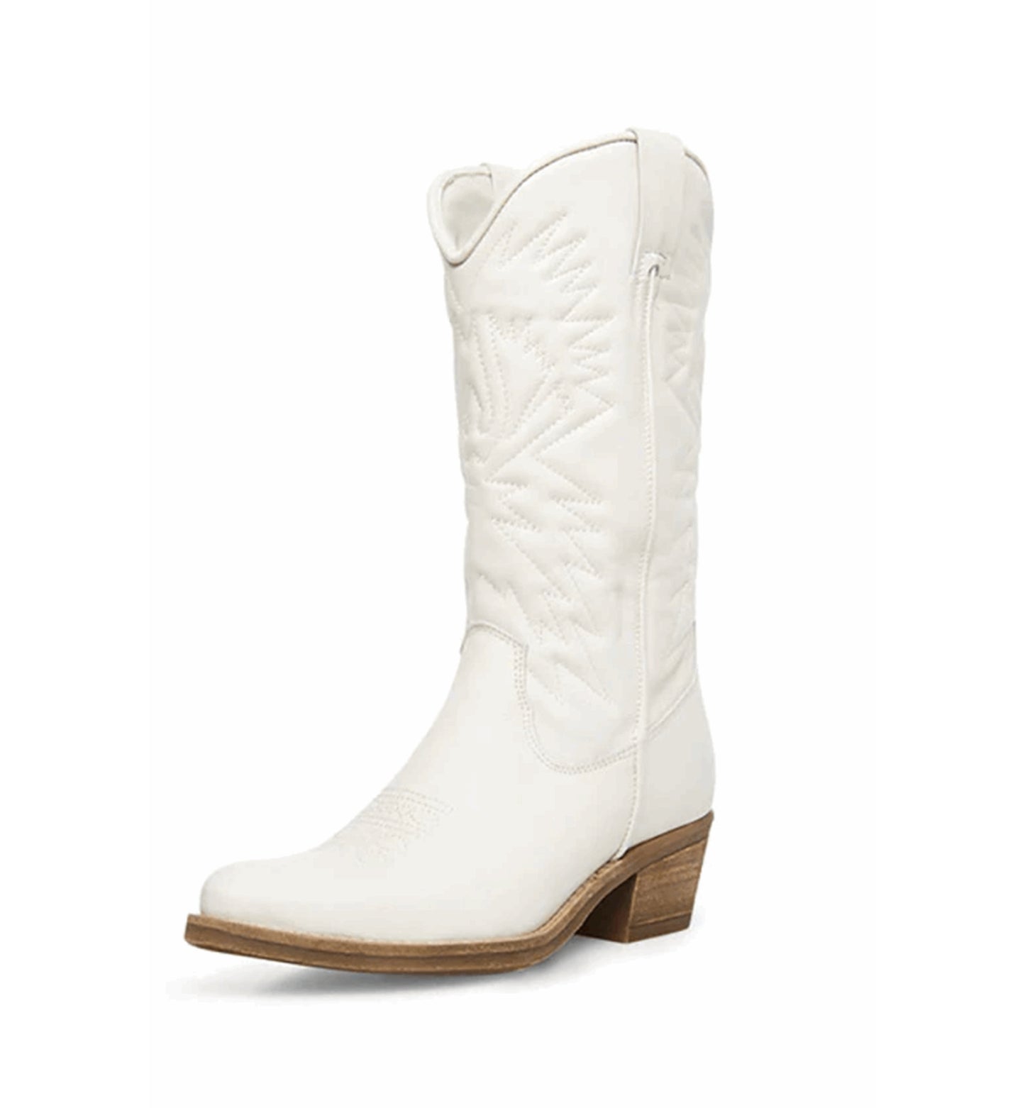 White western boots for women with elegant stitching and pointed toe design