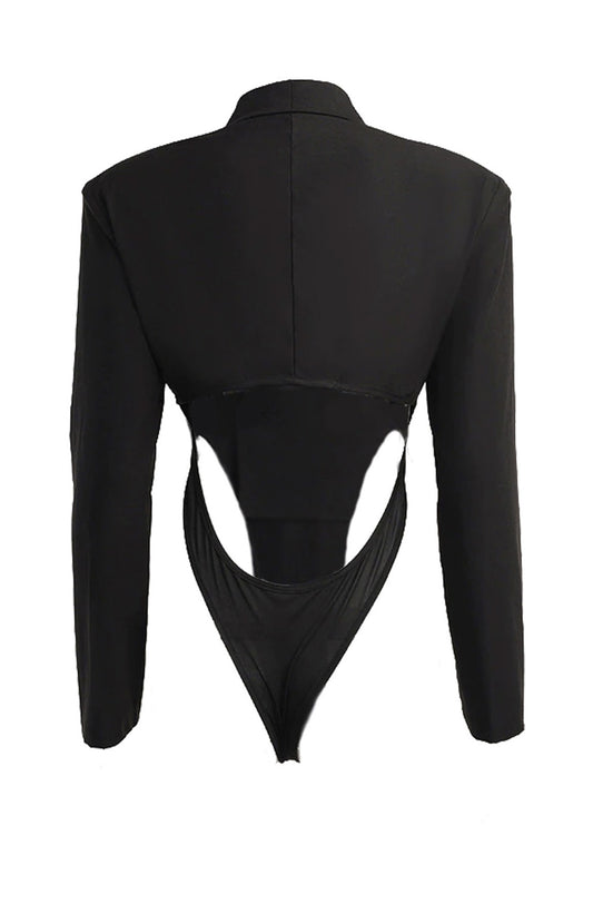 Blazer style bodysuit