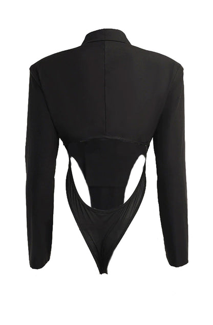 Blazer style bodysuit