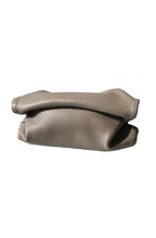 Leather clutch bag